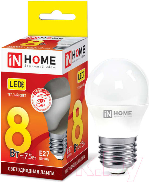 Изображение товара Лампа INhome LED-Шар-VC / 4690612020563