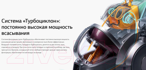 Изображение товара Пылесос LG VC83109UHAQ