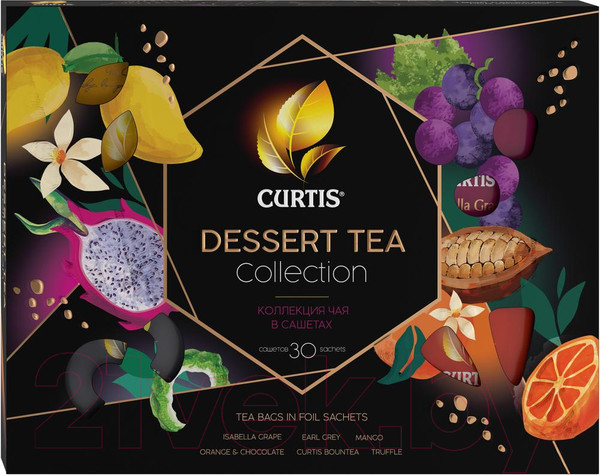Изображение товара Чай пакетированный Curtis Dessert Tea Collection / 100933 (30пак)