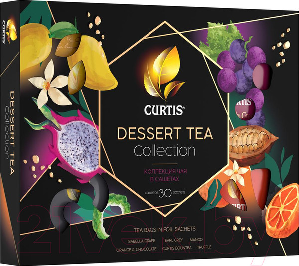 Изображение товара Чай пакетированный Curtis Dessert Tea Collection / 100933 (30пак)