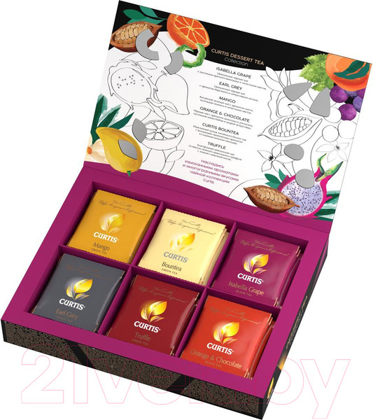 Изображение товара Чай пакетированный Curtis Dessert Tea Collection / 100933 (30пак)