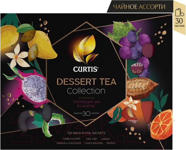 Изображение товара Чай пакетированный Curtis Dessert Tea Collection / 100933 (30пак)