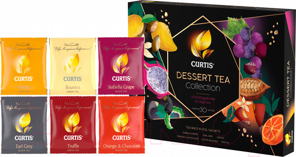 Изображение товара Чай пакетированный Curtis Dessert Tea Collection / 100933 (30пак)