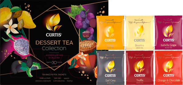 Изображение товара Чай пакетированный Curtis Dessert Tea Collection / 100933 (30пак)