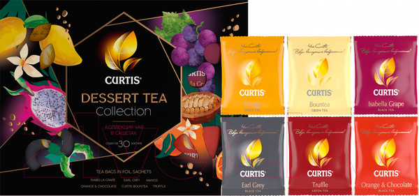 Изображение товара Чай пакетированный Curtis Dessert Tea Collection / 100933 (30пак)