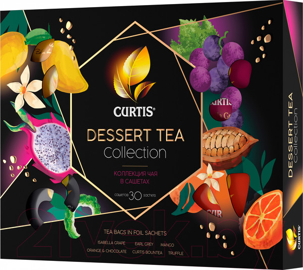 Изображение товара Чай пакетированный Curtis Dessert Tea Collection / 100933 (30пак)