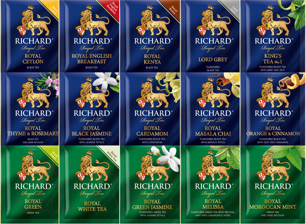 Изображение товара Чай пакетированный Richard Royal Tea Collection / 100839 (120пак)