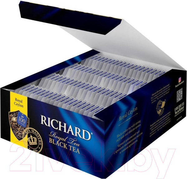 Изображение товара Чай пакетированный Richard Royal Ceylon / 610606 (100пак)