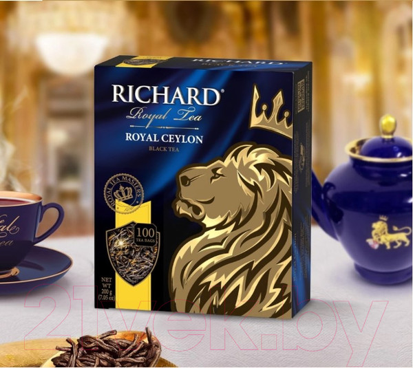Изображение товара Чай пакетированный Richard Royal Ceylon / 610606 (100пак)