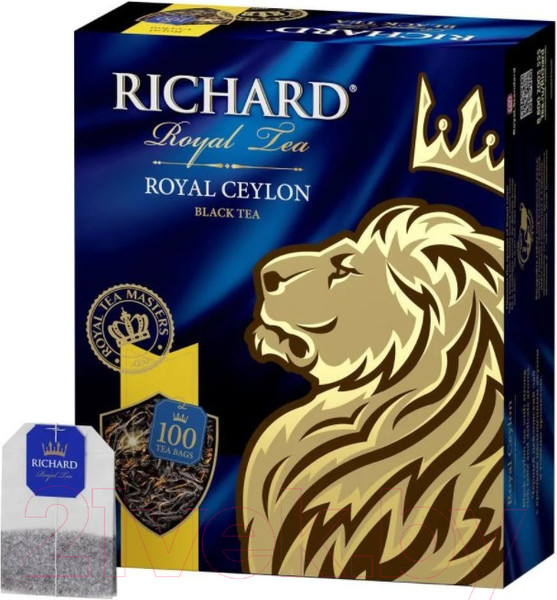 Изображение товара Чай пакетированный Richard Royal Ceylon / 610606 (100пак)