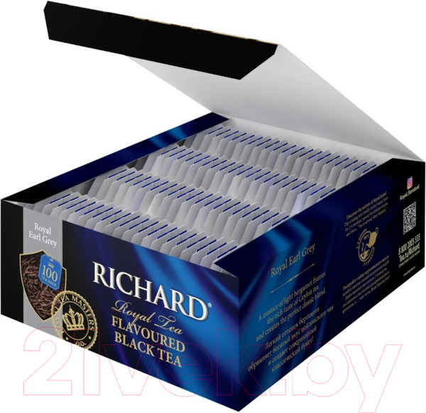 Изображение товара Чай пакетированный Richard Royal Earl Grey / 610250 (100пак)