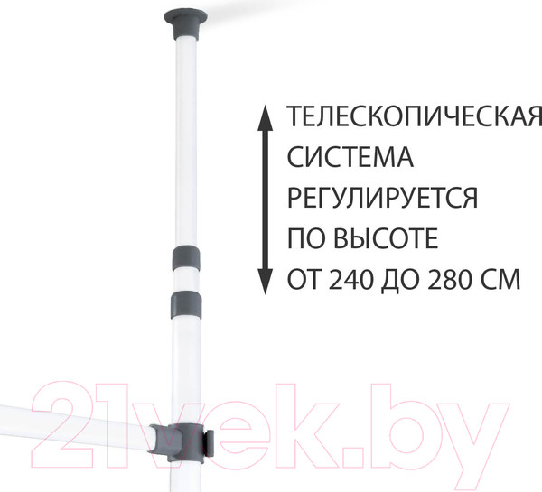 Изображение товара Стойка для одежды Sheffilton SHT-WR22 (белый)