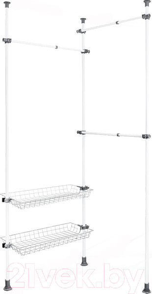 Изображение товара Стойка для одежды Sheffilton SHT-WR22 (белый)