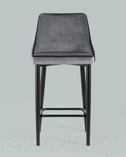 Изображение товара Стул барный Stool Group Коби / AV 434-H15/75-08(PP) (велюр серый)