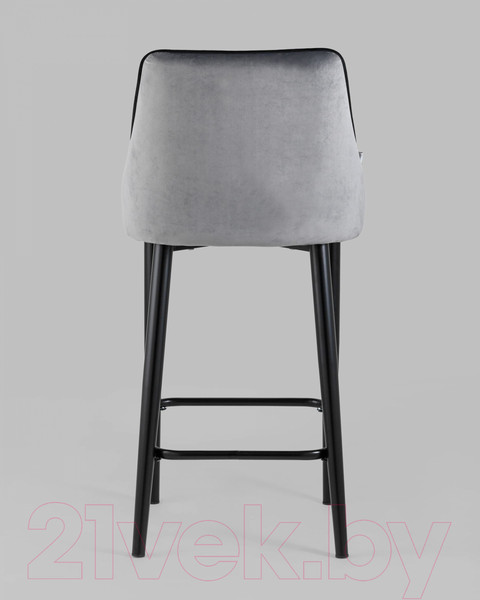Изображение товара Стул барный Stool Group Коби / AV 434-H15/75-08(PP) (велюр серый)