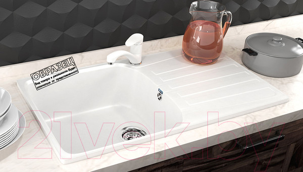 Изображение товара Мойка кухонная Ulgran U-203 (345 шоколад)