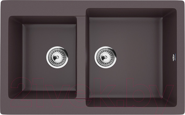 Изображение товара Мойка кухонная Ulgran U-505 (345 шоколад)