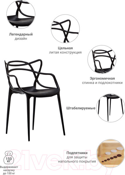 Изображение товара Стул Bradex Masters FR 0134 (черный)