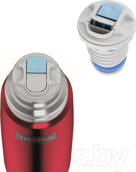 Изображение товара Термос для напитков Thermos FBB-1000 RED / 957054 (1л, рубиновый красный)