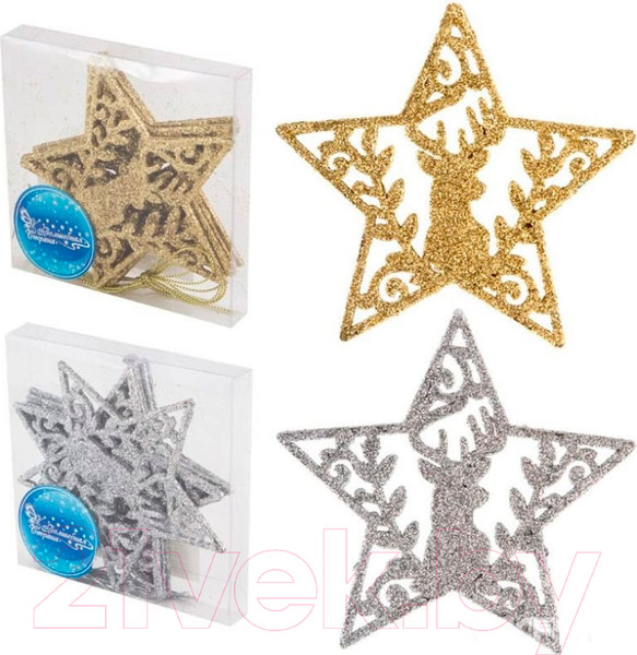 Изображение товара Набор элементов для декорирования Волшебная страна Звездочки / 005651 (6шт)