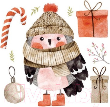 Изображение товара Скатерть JoyArty Рождественская сова / tc_380852 (180x145)