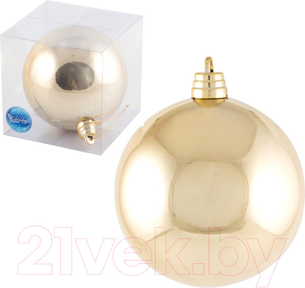 Изображение товара Шар новогодний Волшебная страна 005708 (золото)