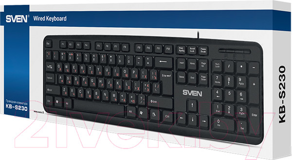 Изображение товара Клавиатура Sven KB-S230 Black