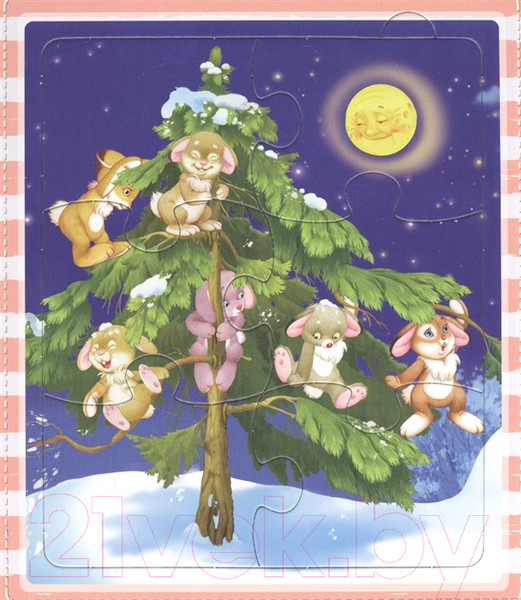 Изображение товара Книга-пазл АСТ В лесу родилась елочка (Шваров В.В.)