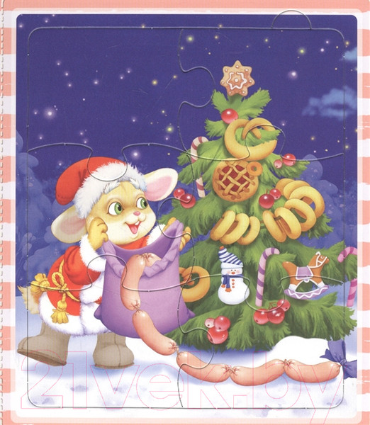 Изображение товара Книга-пазл АСТ В лесу родилась елочка (Шваров В.В.)