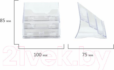 Изображение товара Подставка настольная Brauberg Для визиток / 235406