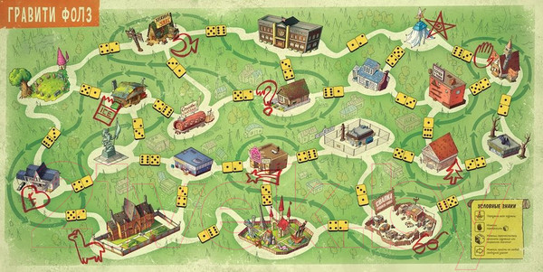 Изображение товара Настольная игра Мир Хобби Гравити Фолз: Бесконечное лето / 915401