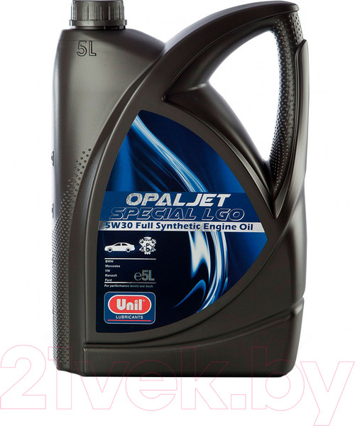 Изображение товара Моторное масло Unil Opaljet Special LGO 5W30 / 850000/7 (5л)