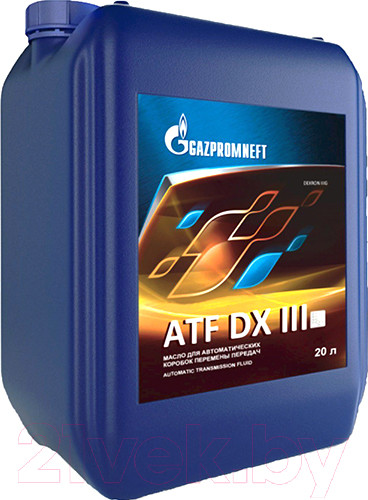 Изображение товара Трансмиссионное масло Gazpromneft ATF DX III / 253651856 / 253650107 (20л)
