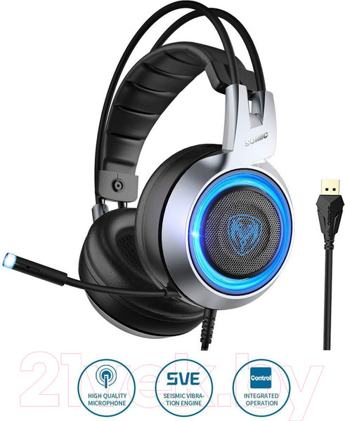 Изображение товара Наушники-гарнитура Somic G951 (черный)