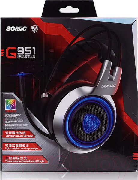 Изображение товара Наушники-гарнитура Somic G951 7.1 (черный)