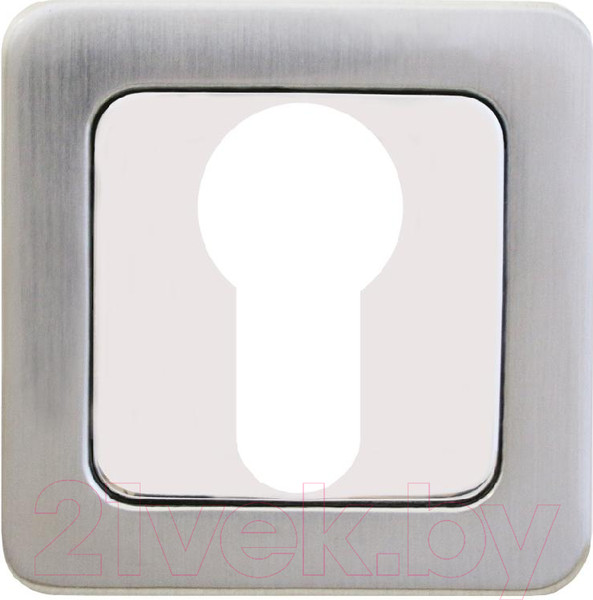 Изображение товара Накладка на цилиндр Аллюр АРТ ET-S1 SN/CP (матовый никель/хром)