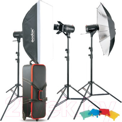 Изображение товара Комплект оборудования для фотостудии Godox E250-D / 26733