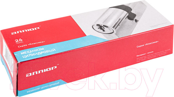 Изображение товара Цилиндровый механизм замка Аллюр HD FG 70-5K White вертушка перфорированный ключ (белый)