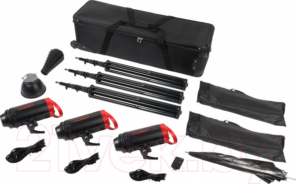 Изображение товара Комплект оборудования для фотостудии Falcon Eyes Sprinter LED 3300-SBU Kit / 28551
