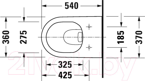Изображение товара Унитаз подвесной Duravit 45770900A1