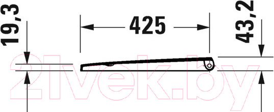 Изображение товара Унитаз подвесной Duravit 45770900A1