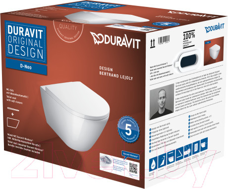 Изображение товара Унитаз подвесной Duravit 45770900A1