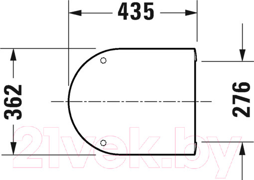 Изображение товара Унитаз подвесной Duravit 45770900A1