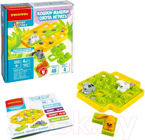 Изображение товара Развивающая игра Bondibon Кошки-мышки. Охота играть / ВВ5076