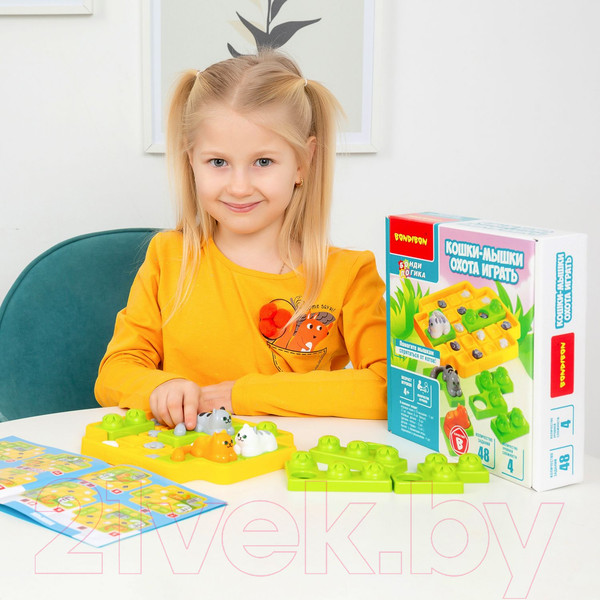 Изображение товара Развивающая игра Bondibon Кошки-мышки. Охота играть / ВВ5076