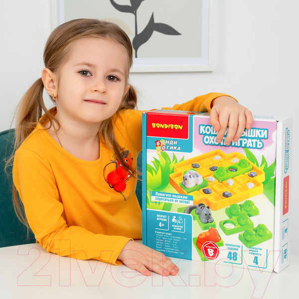 Изображение товара Развивающая игра Bondibon Кошки-мышки. Охота играть / ВВ5076