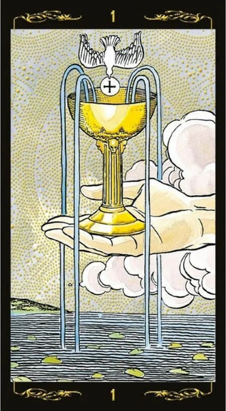 Изображение товара Гадальные карты Lo Scarabeo De Angelis Golden Universal Tarot / EX200