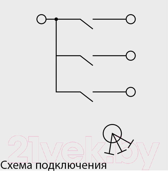 Изображение товара Выключатель TDM Лама SQ1815-0745 (старинная бронза)