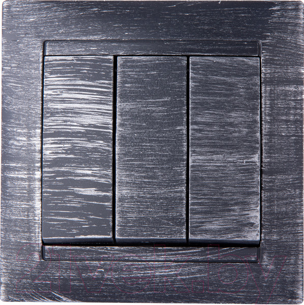 Изображение товара Выключатель TDM Лама SQ1815-0645 (старинное серебро)