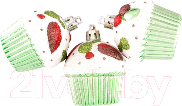 Изображение товара Набор елочных игрушек Волшебная страна Промо PRO3-M / 102654 (3шт)